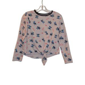 Disney Stitch Character Prints Girls Blouse L (14)